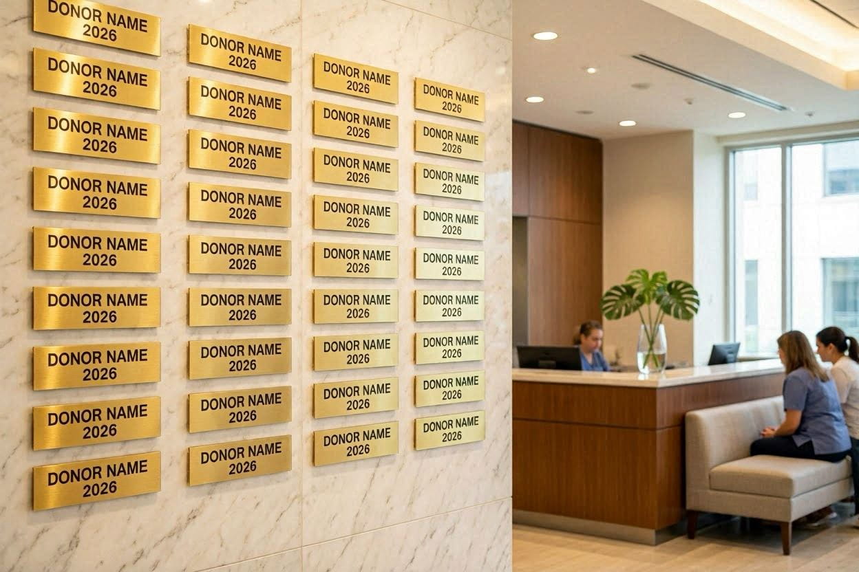 Donor Recognition Wall