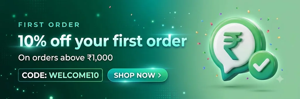 10% off your first order