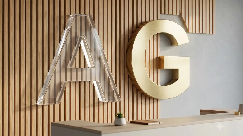 Acrylic vs Metal Letters: Choosing the Right Material for Office Branding