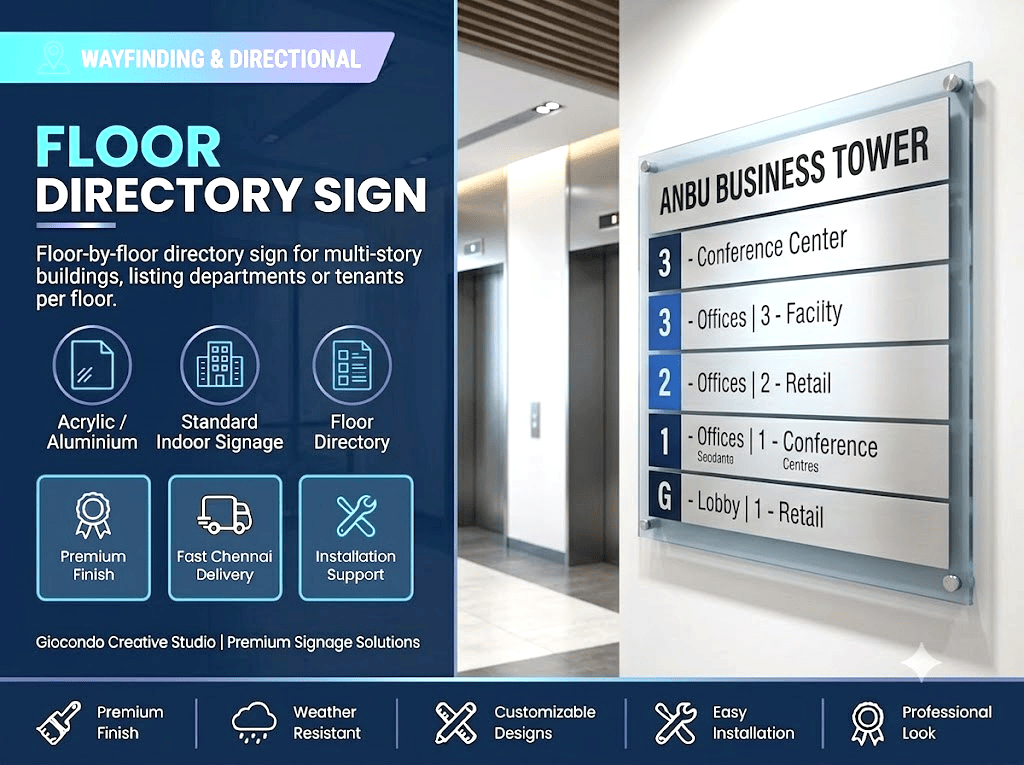 Floor Directory Sign