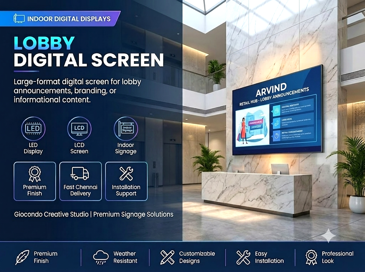 Lobby Digital Screen