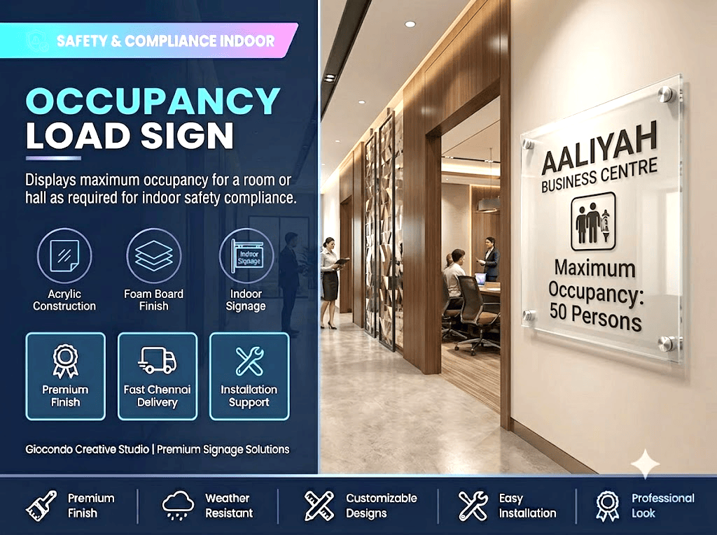 Occupancy Load Sign