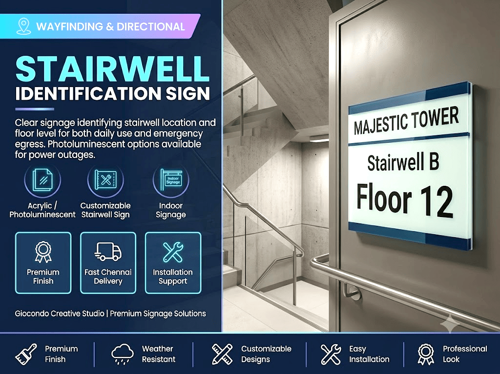 Stairwell Identification Sign