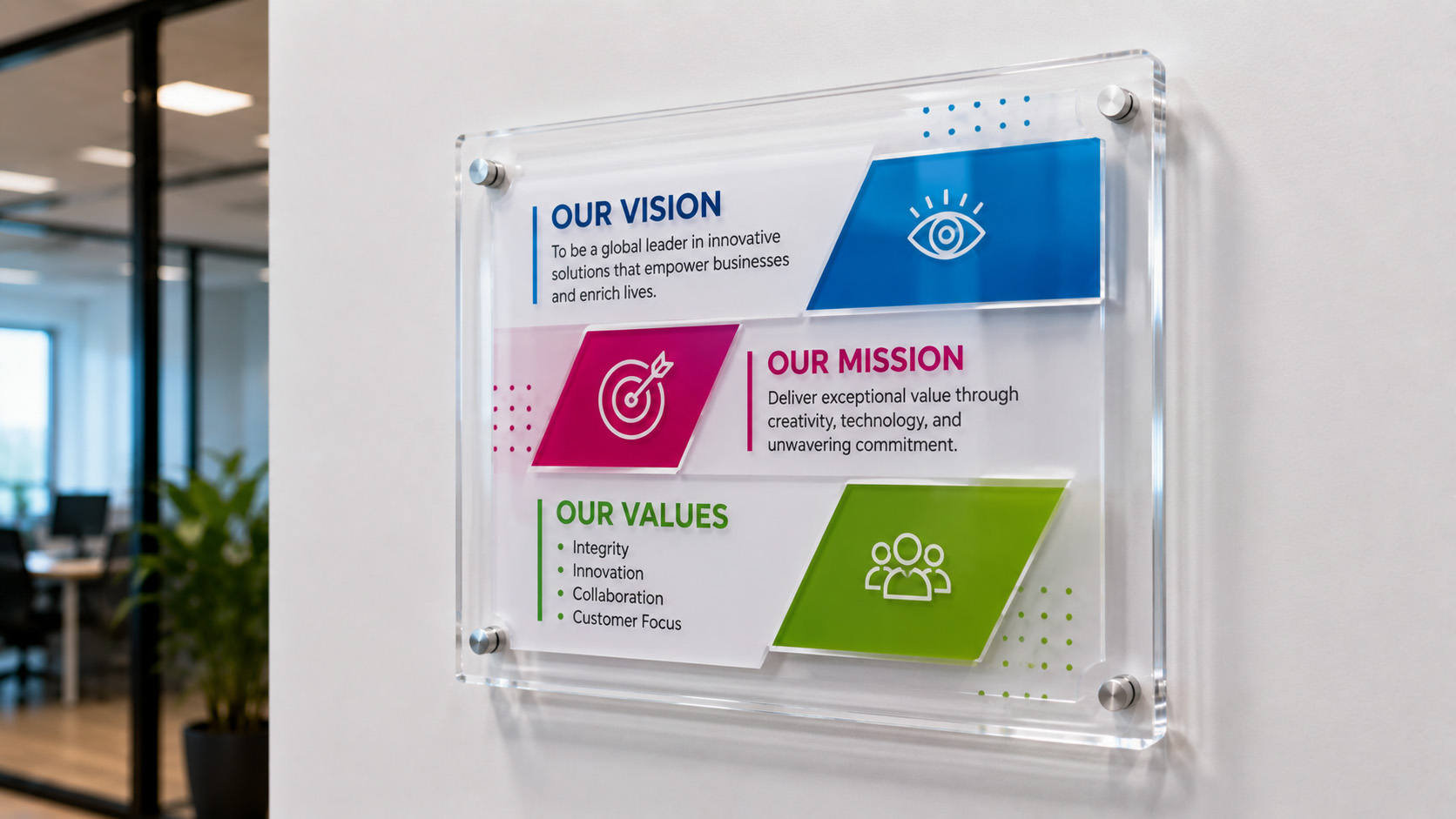 Acrylic Sign Frame