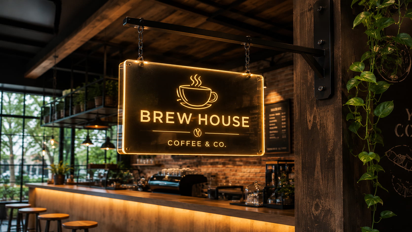 LED Hanging Sign