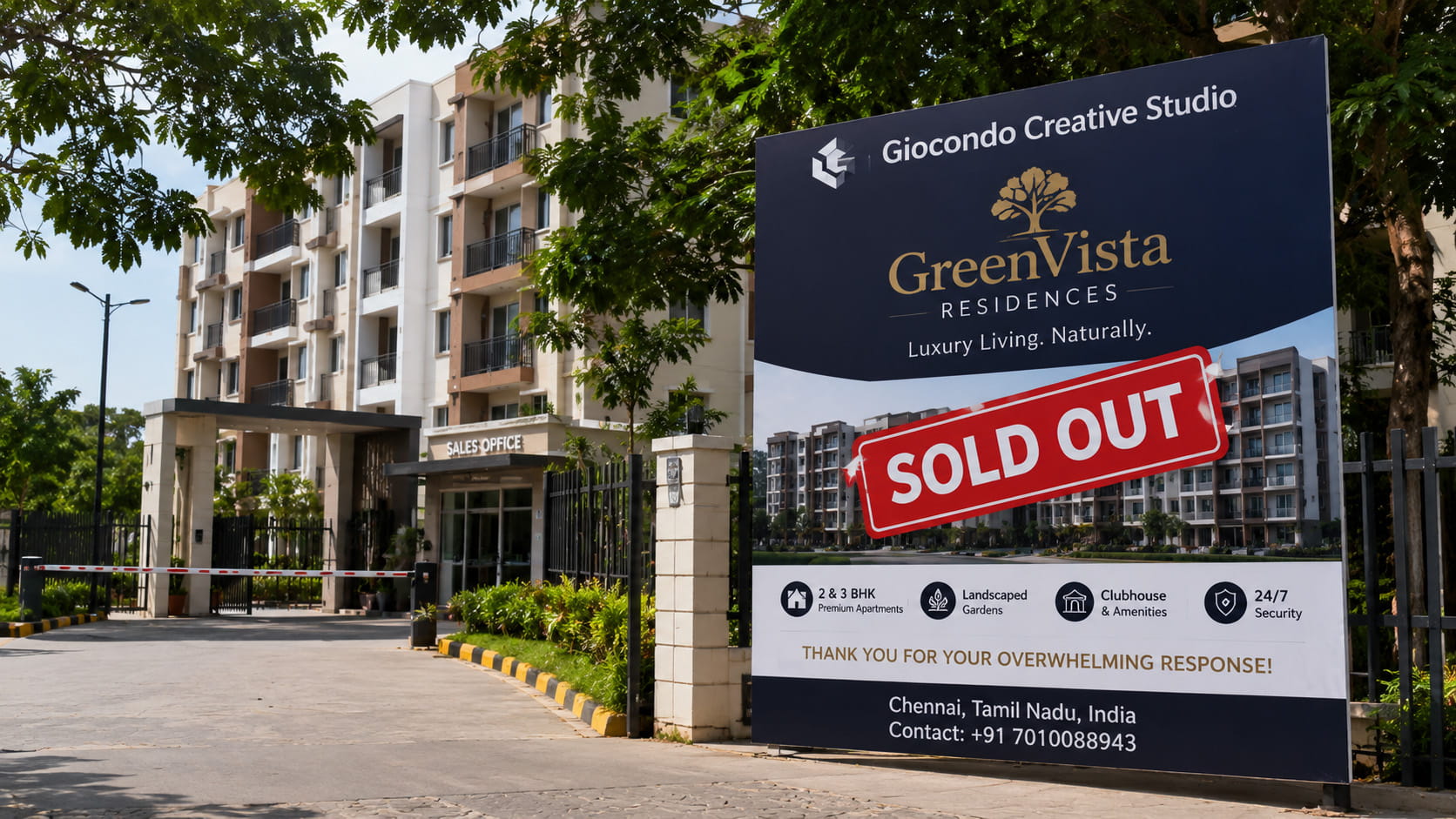 Real Estate Site Board